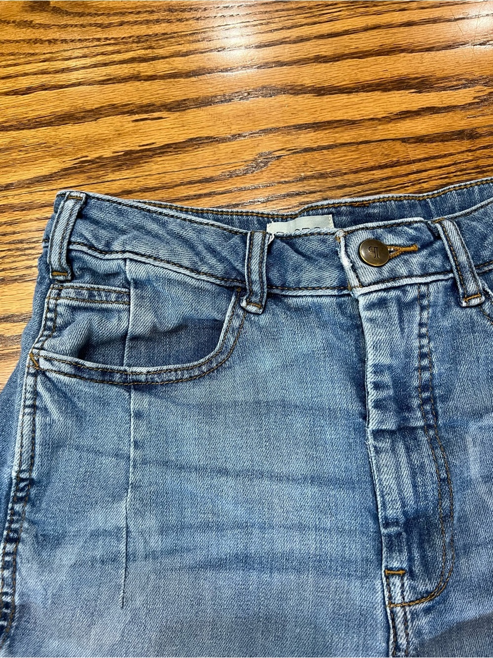 Anthropologie Pilcro Kenna Mid-rise Heritage Barrel Jeans Icon Edition Sz 28 - Picture 5 of 14